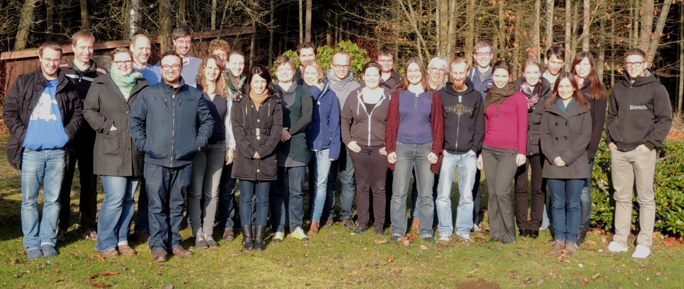 Group photo from the 6th BZMB PhD student symposium in Selb (November 21-22, 2014)